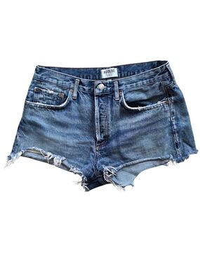AGOLDE Size 29 Parker Vintage Cut Off High Rise Swapmeet Wash Denim Shorts